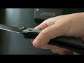 statgear ausus knife black micarta unboxing u0026 first impression