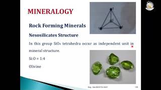 Minerology- Silicate Minerals and Types