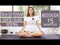 MEDITACION para DEJAR DE PENSAR, aliviar estres y ansiedad - guiada | MalovaElena