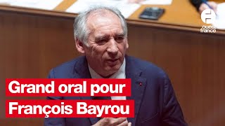 Le discours de politique générale de François Bayrou