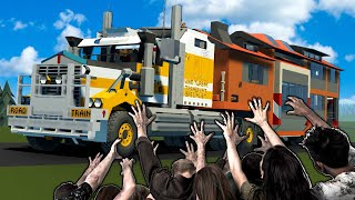 Zombie Survival in Semi Truck CAMPER?! (Stormworks)