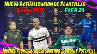 Nueva Actualización de Plantillas LIGA MX FIFA 21 / Joyas Mexicanas Suben de Media y Potencial