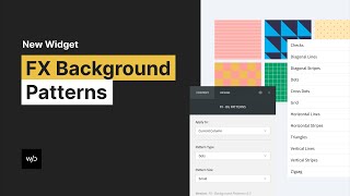 FX – Background Patterns Widget | Tutorial by Without Code
