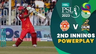 2nd Innings Powerplay | Islamabad United vs Peshawar Zalmi | Match 29 | HBL PSL 8 | MI2T