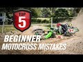 Top 5 Beginner Motocross Mistakes & How to Avoid Them