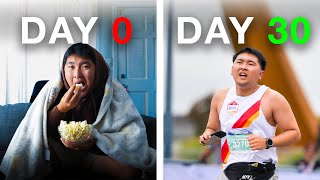 i ran a marathon in 30 days with no experience