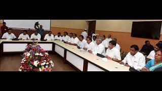 CM KCR held a meeting with the public representatives at Karimnagar district