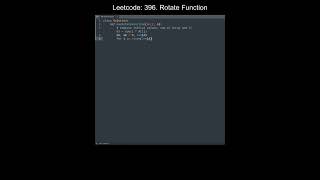 Leetcode 396. Rotate Function in Python | Python Leetcode | Python Coding Tutorial | Python ASMR