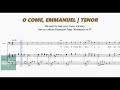 O Come, Emmanuel | Tenor | Vocal Guide by Bro. Genesis Abalos