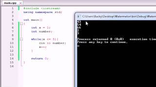Buckys C++ Programming Tutorials 19 Simple Program Using a Loop