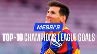 Watch Lionel Messi's Top-10 Champions League Goals With Barcelona