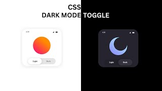 How to Build a CSS Dark Mode Toggle: Step-by-Step Tutorial #coding #css #toggle