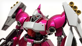 【ガンプラ】キャンディ塗装とメタリック塗装で仕上げるHGUC 1/144 ヤクトドーガ(クェス・エア専用機)GUNPLA 1/144 MSN-03 JAGD DOGA