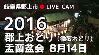 【配信録画】郡上おどり 徹夜LIVE CAM！（2016年8月14日）