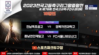 [2023 전국고등축구리그왕중왕전] 16강전 8월23일(수) 창녕스포츠파크5구장