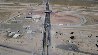 Aerial View of Kramer Junction showing the CA-58 Bypass