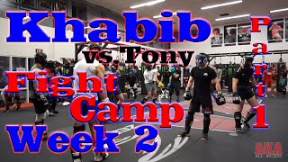 Khabib Nurmagomedov Fight Camp for Tony Ferguson Week 2, Part 1 in San José w/Tai Tuivasa & Islam
