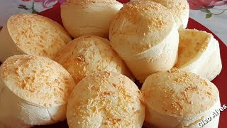 pão de queijo de liquidificador fácil rápido, pronto em minutos