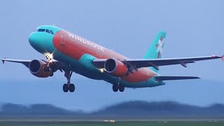 Windrose Airlines | UR-WRM | A320-212 at Liverpool Airport | RWY09 | Departure