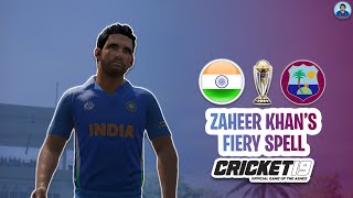 Zaheer Khan's Fiery 🔥 Spell + Super Over 😰 & Ek Aur Edge 😆 - IND vs WI - T10 - Match 3 - Cricket 19
