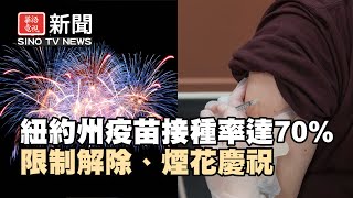 紐約州疫苗接種率達70% 限制解除、煙花慶祝｜時報廣場899人注射過期疫苗｜紐約新聞 06/15/21