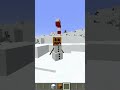 How to build a snowman in Minecraft #shorts