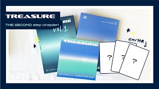 TREASURE︙アルバム開封 vol.1💎 積んだアルバムが届かないから調達したの巻🏎 | Album unboxing \u0026 HMV benefit💫 | Teumelog 트메로그