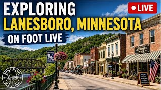 Exploring Lanesboro Minnesota LIVE | Small Town America Walking Tour