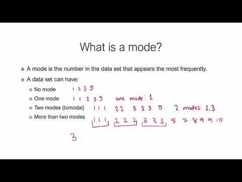 What if there is no mode in math?