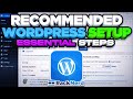 Recommended Things to Do After a WordPress Install