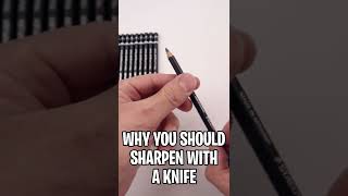 Satisfying Pencil Sharpening With A Knife #Shorts
