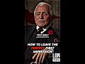 Dan Pena | How To Make The PERFECT First Impression #shorts