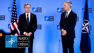 NATO Secretary General with 🇺🇸 US Secretary of State Antony J. Blinken, 28 NOV 2023