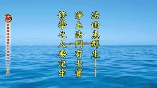 劉素雲老師：法雨惠群生—— 「淨土法門有七寶 修行之人要牢記」 暨淨空老法師開示