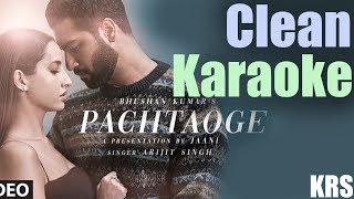 Arijit Singh: Pachtaoge Karaoke | Clean Karaoke Free Download | Vicky Kaushal | Instrumental | KRS