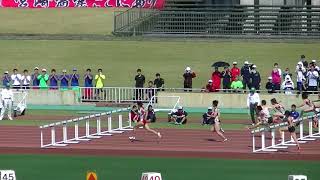 20180428_宮崎県高校ジュニア_女子100mH_決勝【大会新】