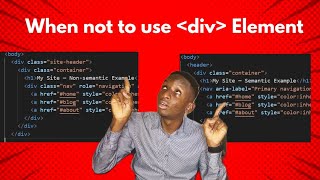 HTML Tutorial: #5 Accessibility and Semantic Elements