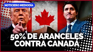 🔵 Noticias del 11 de marzo: Trump duplica aranceles al acero y aluminio de Canadá | Noticiero tarde