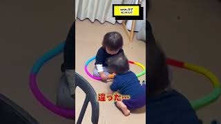 なかよし2歳1歳年子姉弟が可愛い#baby #shorts