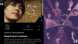 BTS Bring The Soul The Movie Documentary on Netflix On Sept 10
