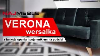 Verona - wygodna wersalka z funkcją spania