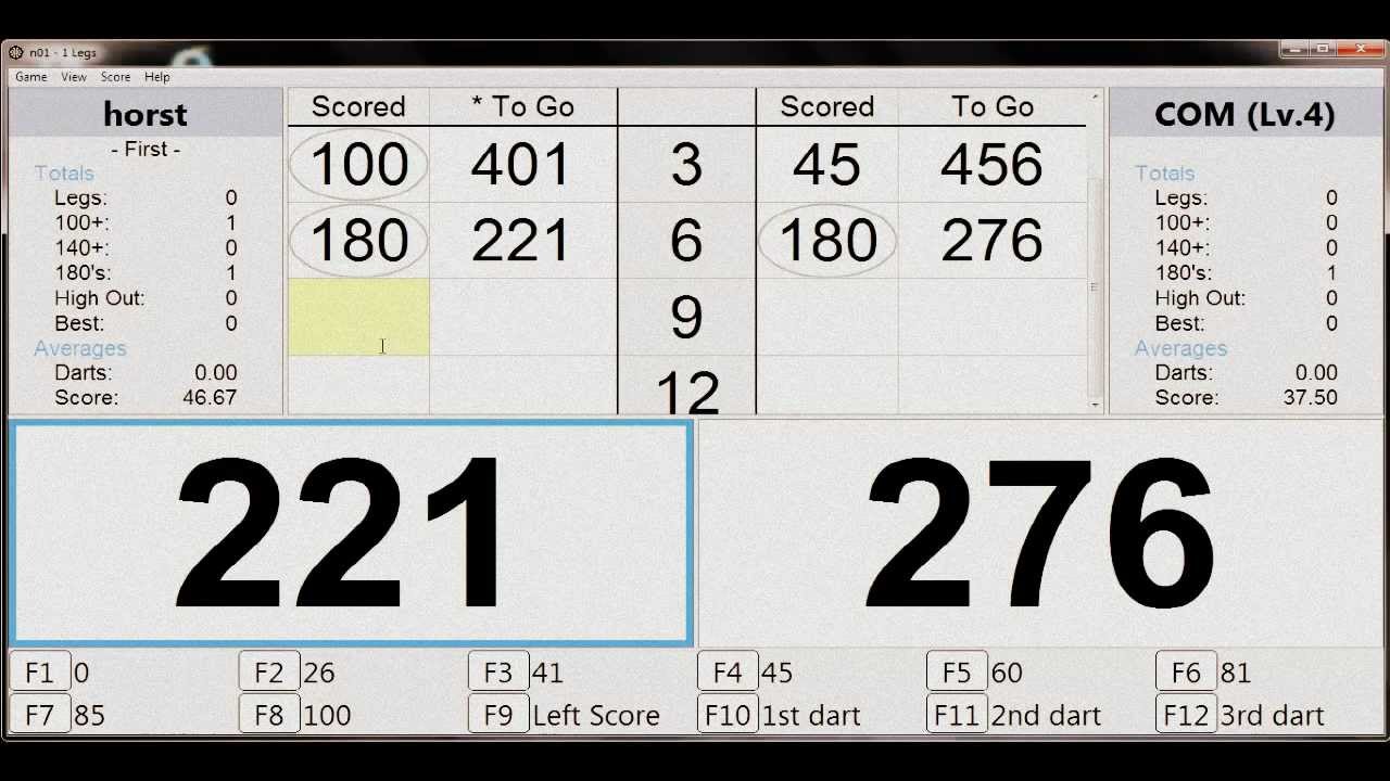Dart Counter N01 Youtube
