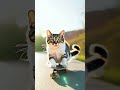 ai猫🐈スケートボード🛹に乗る @amada 870 cat aimovie ai 猫 ねこ 猫動画 ネコ スケボー skateboarding skateboard