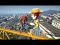 GTA 5 Epic Ragdolls SPIDERMAN vs WOODY Compilation 2 (GTA 5, Euphoria Physics, Fails, Funny Moments)