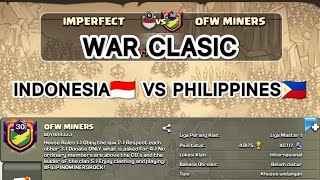 War klasik musuh auto rata? Kita intip yuk cara attack nya | Indonesia🇮🇩 vs Philippines🇵🇭