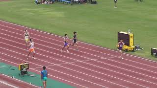 男子400m予選3組 2024千葉県高校総体