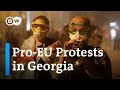 Crackdown on pro-EU protests against 'foreign agents' bill in Georgia | DW News