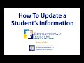 Updating Student Information using the Membership Portal