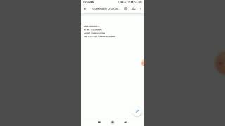 COMPILER DESIGN CASE STUDY