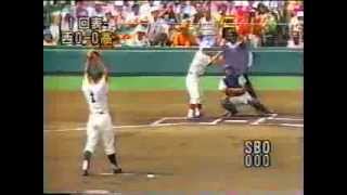 1992年全国高校野球　西日本短大付　森尾和貴投手